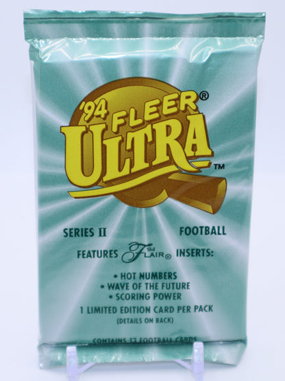 1994 Fleer Ultra Series 2 Football Cards Wax Pack - Collectibles
