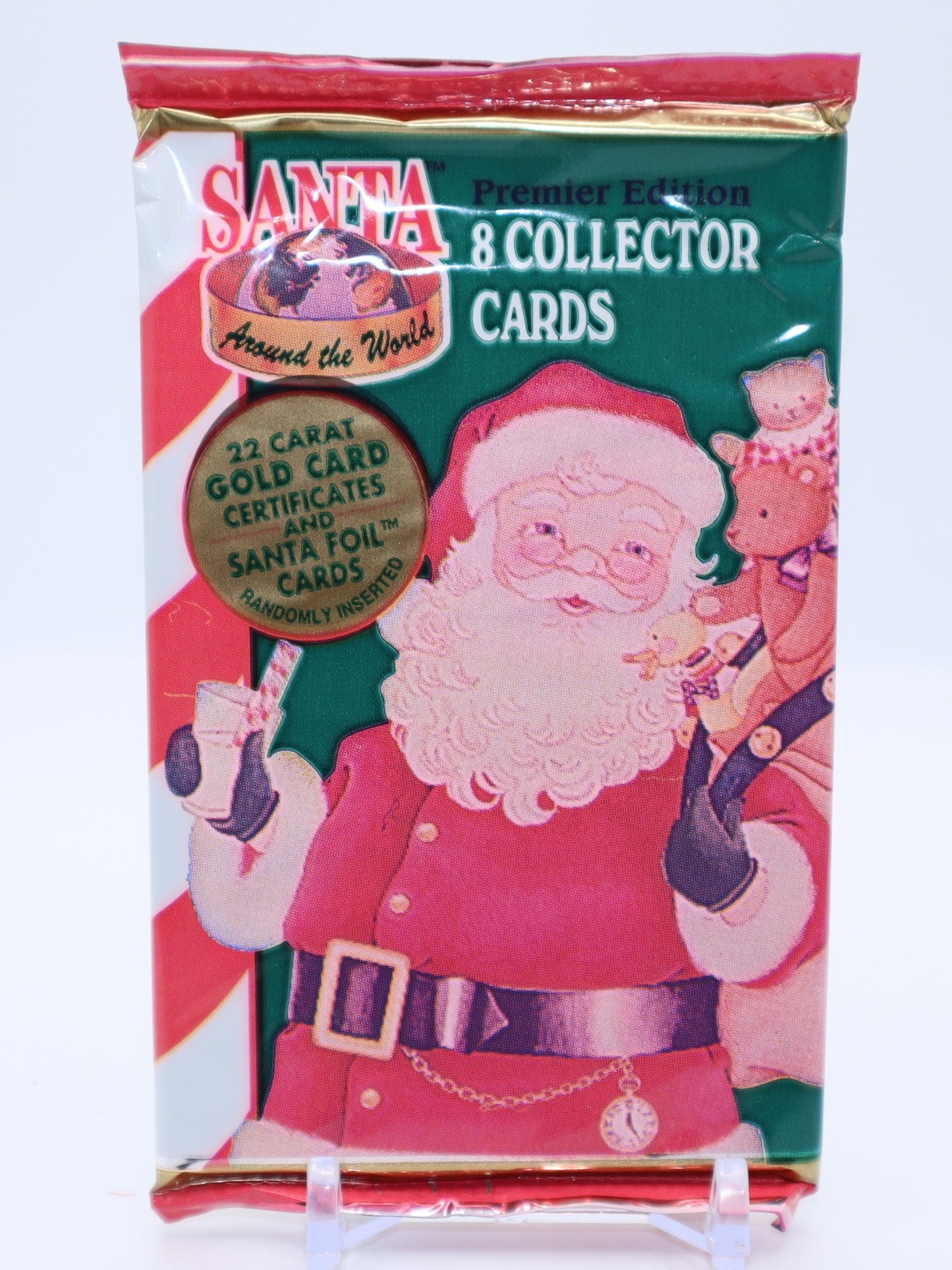 1994 TCM Santa Around the World Trading Cards Wax Pack