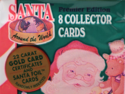 1994 TCM Santa Around the World Trading Cards Wax Pack