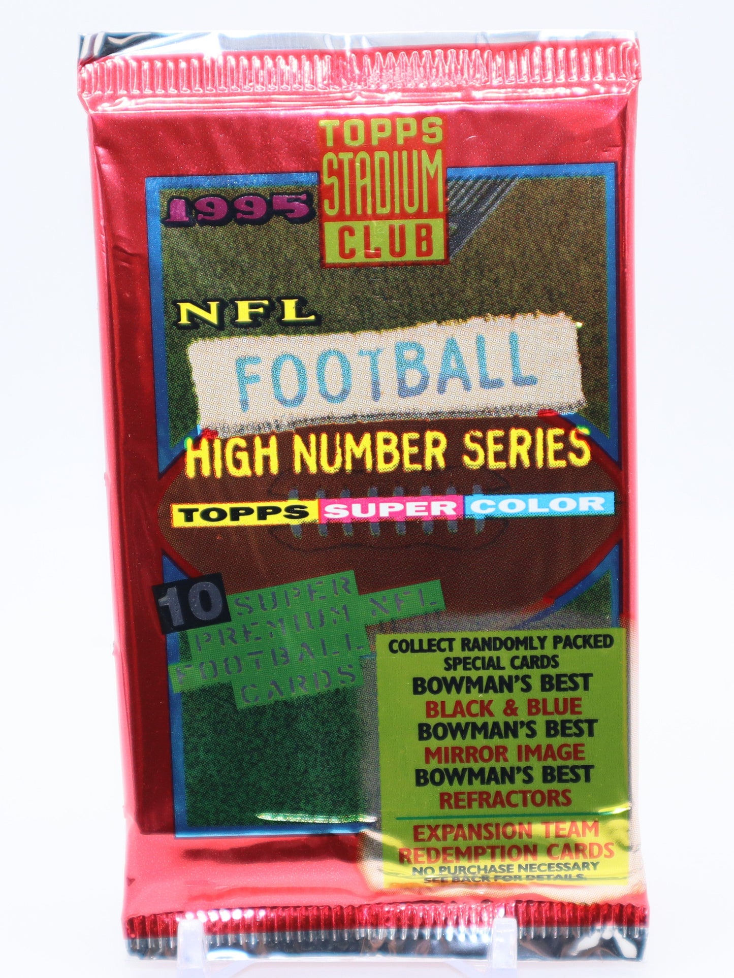 1994 Topps Stadium Club High Numbers Football Cards Wax Pack - Collectibles