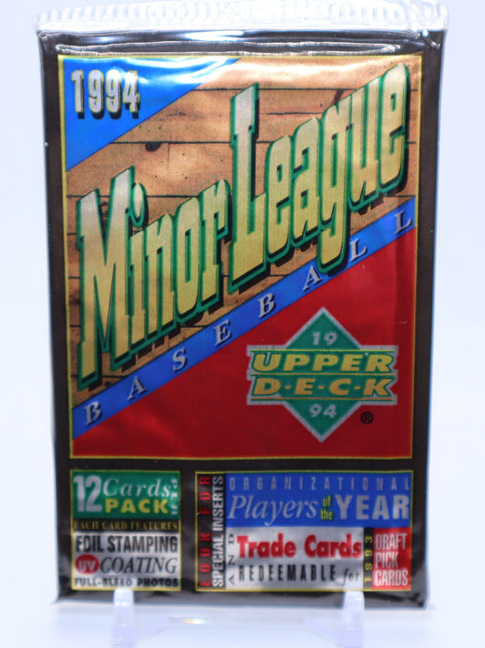 1994 Upper Deck Minor League Baseball Cards Wax Pack - Collectibles