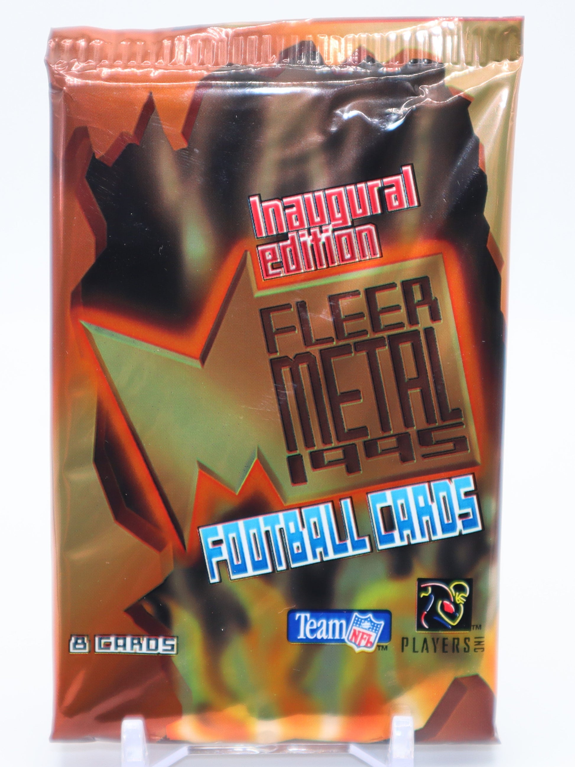 1995 Fleer Metal NFL Football Cards Wax Pack - Collectibles