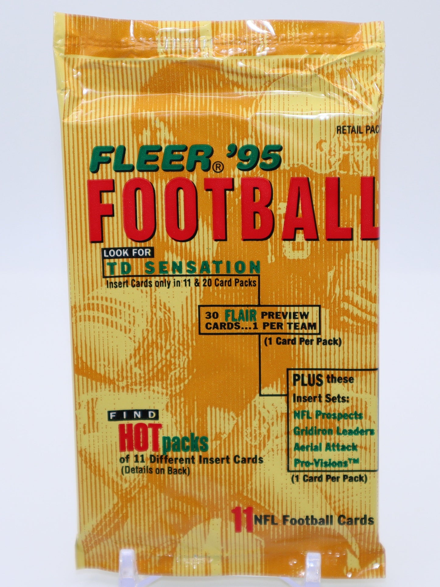 1995 Fleer NFL Football Cards Wax Pack - Collectibles