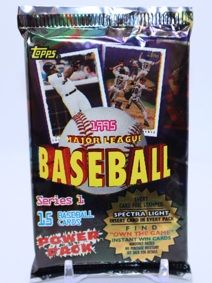 1995 Topps Series 1 Baseball Cards Wax Pack - Collectibles