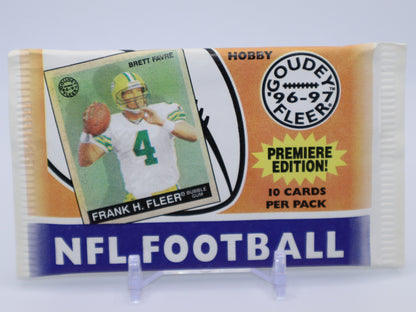 1996 - 97 Fleer Goudey Football Cards Hobby Wax Pack - Collectibles