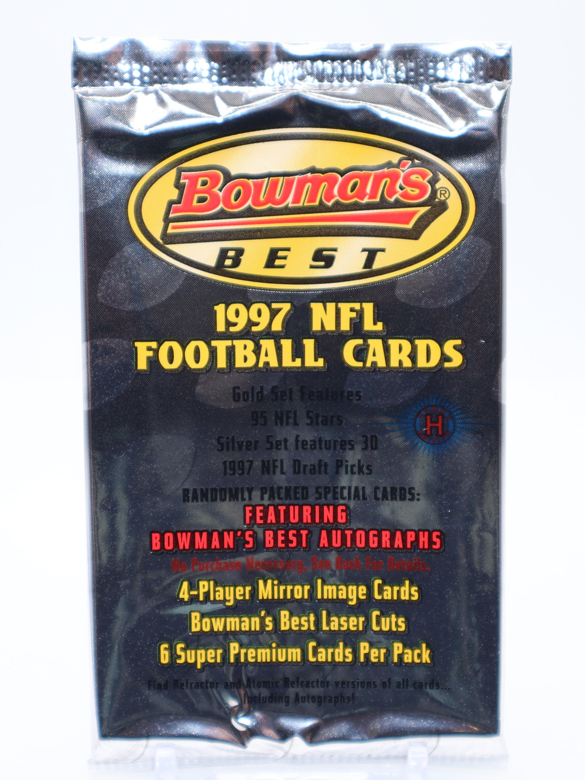 1997 Bowman’s Best Football Cards Hobby Wax Pack - Collectibles