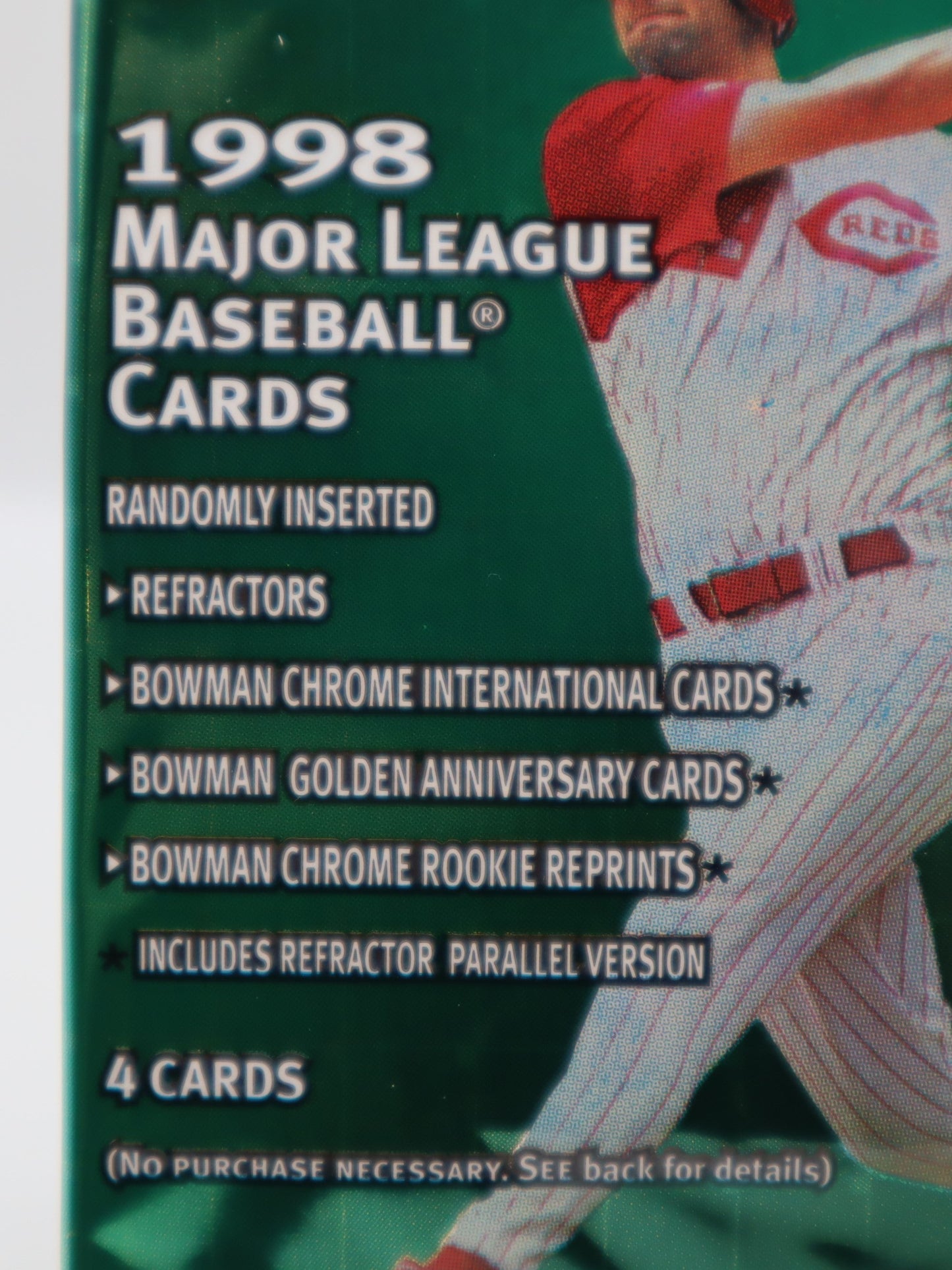 1998 Bowman Chrome Series 2 Baseball Cards Hobby Wax Pack - Collectibles