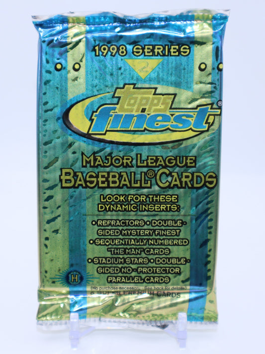 1998 Topps Finest Series 2 Baseball Cards Hobby Wax Pack - Collectibles