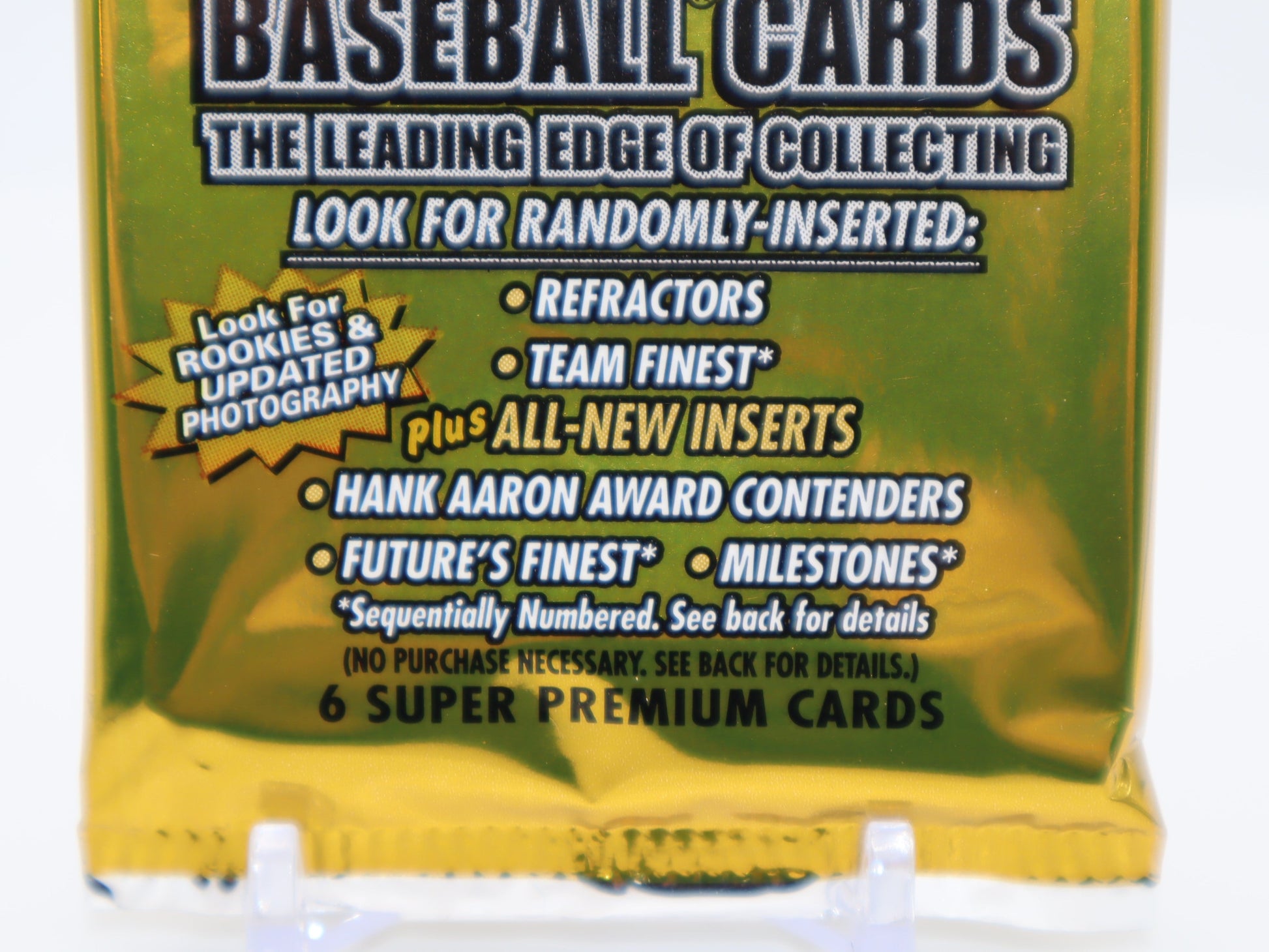 1999 Topps Finest Series 2 Baseball Cards Hobby Wax Pack - Collectibles