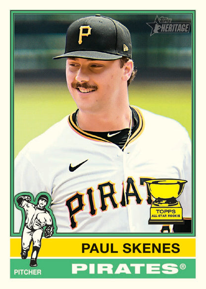 2025 Topps Heritage Baseball Hobby Pack (8 Cards)