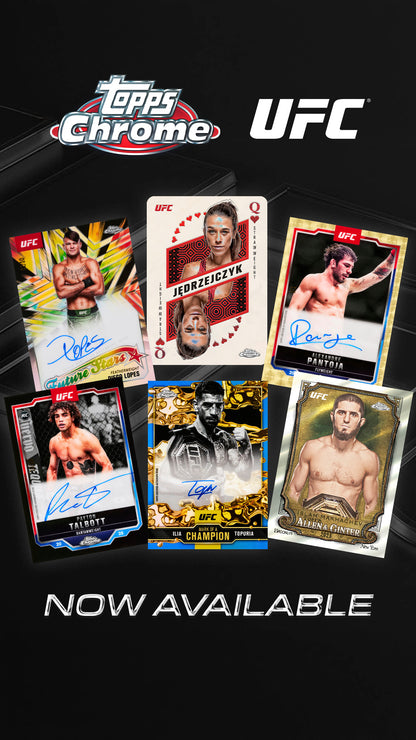 2025 Topps Chrome UFC Blaster Pack (4 Cards)