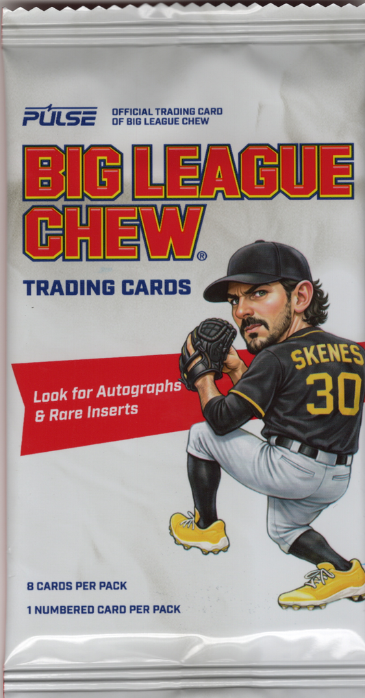 2026 Pulse Big League Chew Baseball Hobby Pack (8 Cards)
