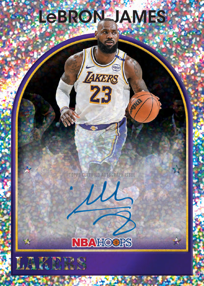 2025-26 Topps NBA Hoops Basketball Blaster Pack (8 Cards)