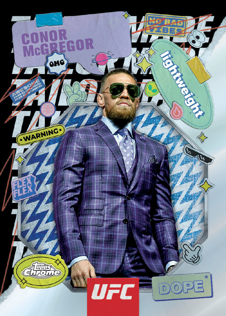 2025 Topps Chrome UFC Blaster Pack (4 Cards)