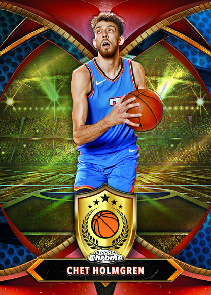 2024-25 Topps Chrome Basketball Value Box (8 Packs)