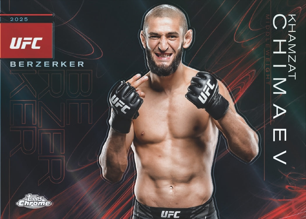2025 Topps Chrome UFC Blaster Pack (4 Cards)