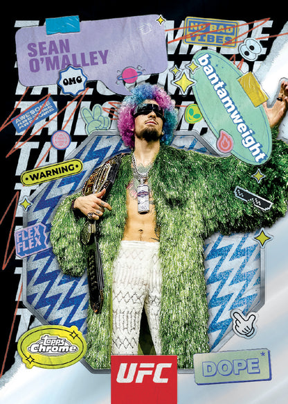 2025 Topps Chrome UFC Blaster Pack (4 Cards)