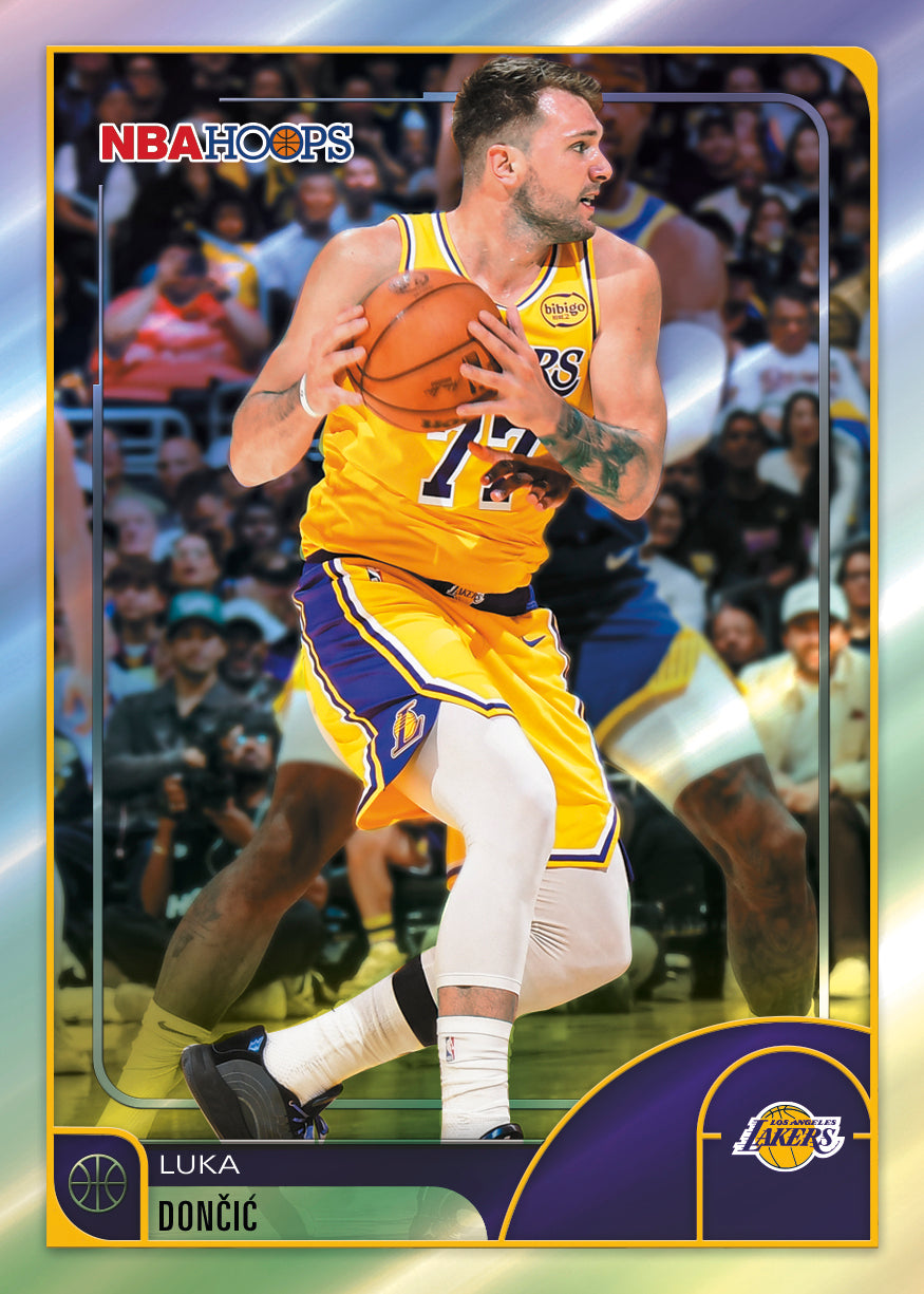 2025-26 Topps NBA Hoops Basketball Blaster Pack (8 Cards)