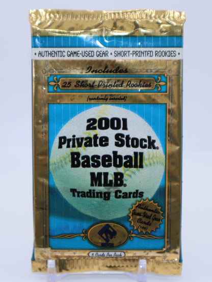 2001 Pacific Private Stock Baseball Cards Wax Pack - Collectibles