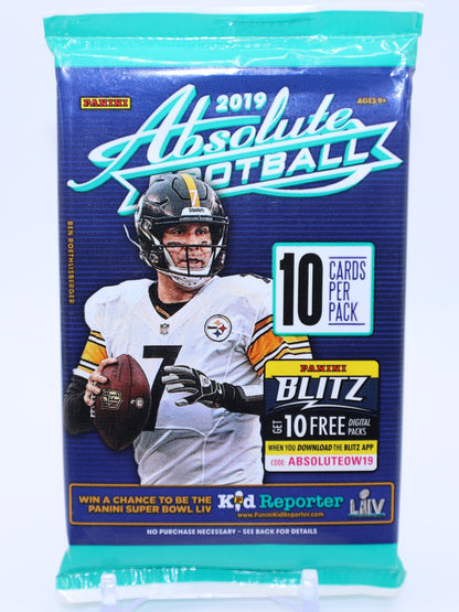 2019 Panini Absolute Football Cards Wax Pack - Collectibles