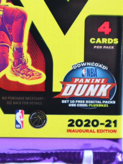 2020 - 21 Panini Flux Basketball Cards Mega Box Wax Pack - Collectibles