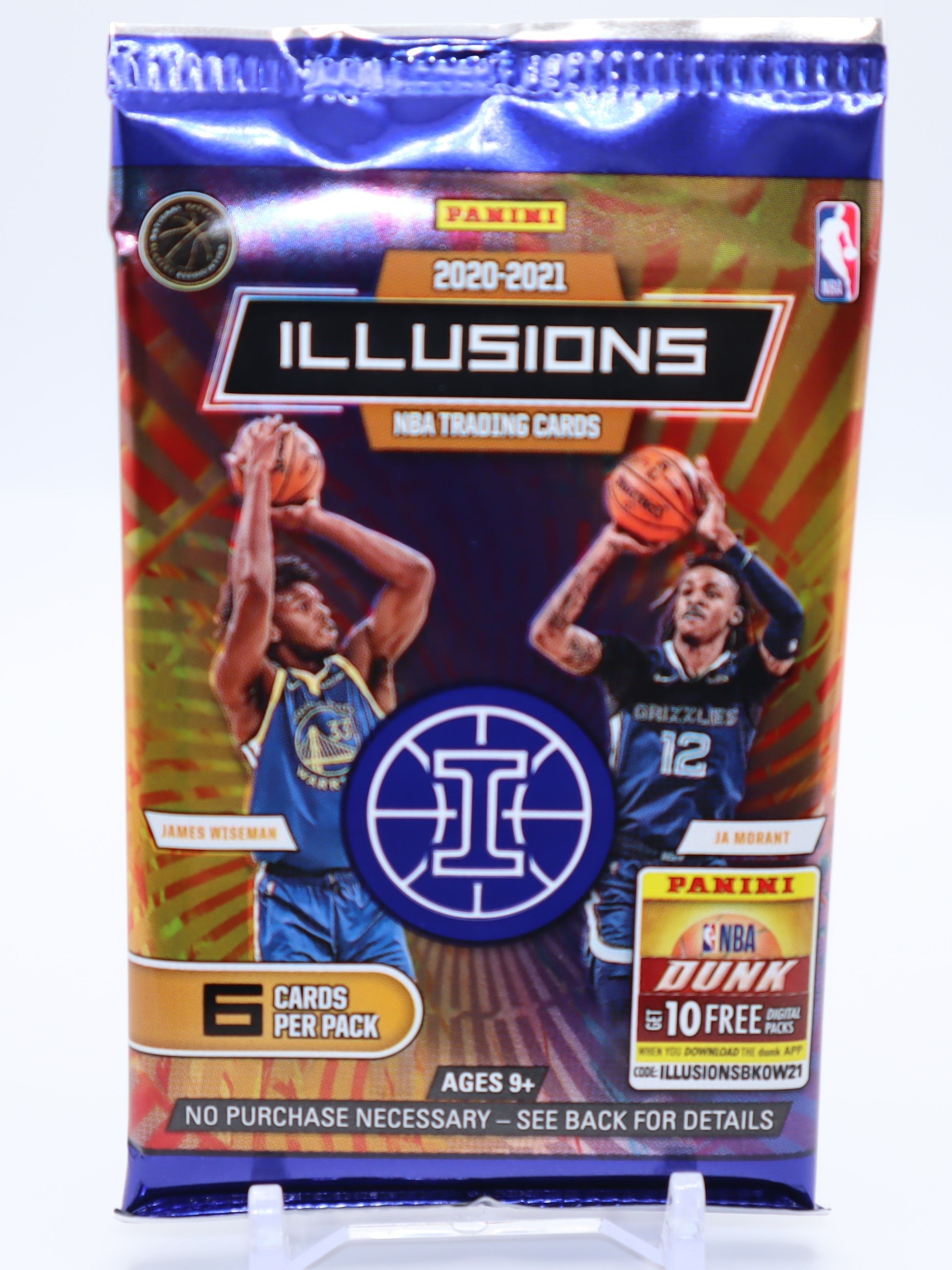 2020 - 21 Panini Illusions Basketball Cards Blaster Box Wax Pack - Collectibles