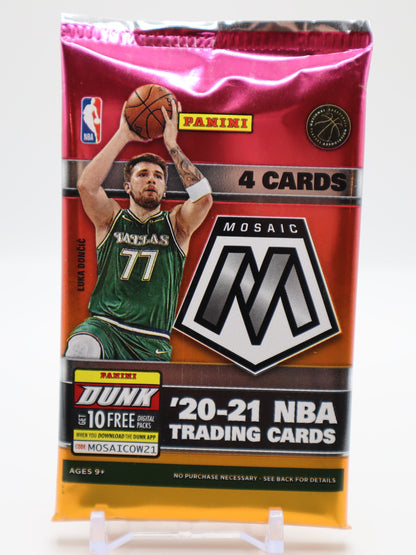 2020 - 21 Panini Mosaic NBA Basketball Cards Blaster Box Wax Pack - Collectibles