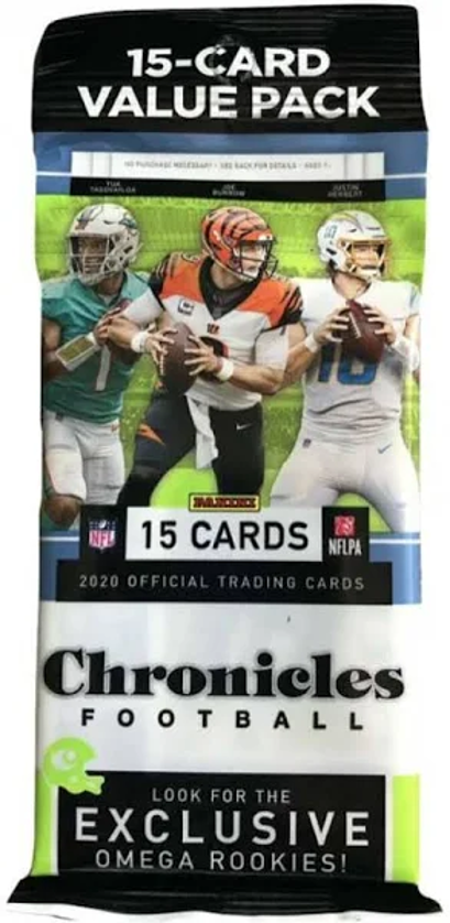 2020 Panini Chronicles Football Cards Jumbo Fat Cello Pack - Collectibles