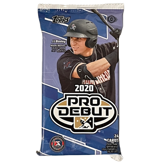 2020 Topps Pro Debut Baseball Jumbo Pack - 24 Cards - Collectibles