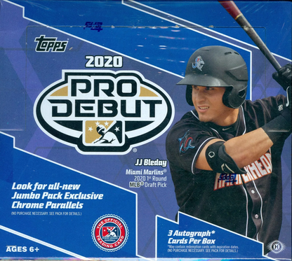 2020 Topps Pro Debut Baseball Jumbo Box (6 Packs)