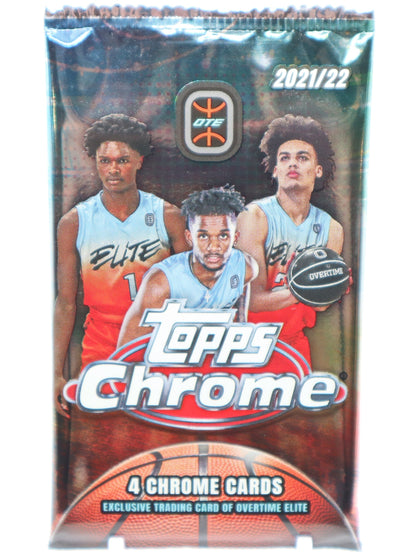 2021 - 22 Topps Chrome OTE Basketball Cards Blaster Box Wax Pack - Collectibles