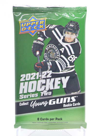 2021 - 22 Upper Deck Series 2 Hockey Cards Blaster Wax Pack - Collectibles