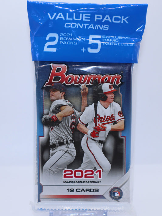 2021 Bowman Baseball Cards Jumbo Fat Pack - Collectibles
