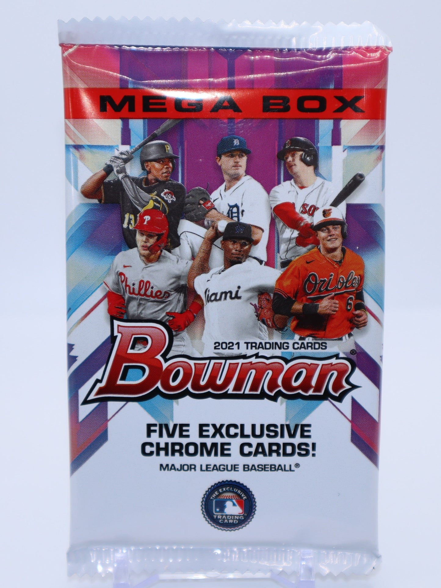 2021 Bowman Baseball Cards Mega Box Bonus Chrome Wax Pack - Collectibles