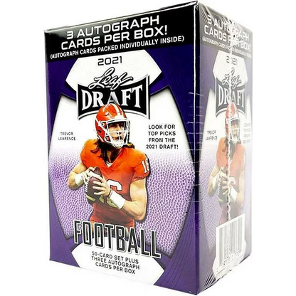 2021 Leaf Draft Football Premium Hobby Blaster Box - Collectibles