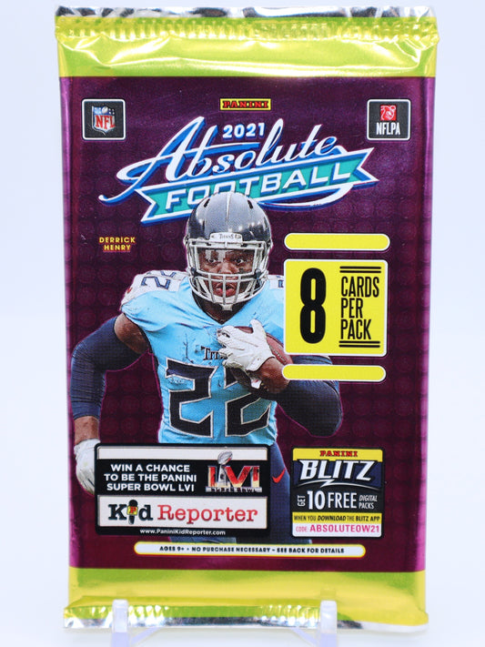 2021 Panini Absolute Football Cards Blaster Wax Pack - Collectibles