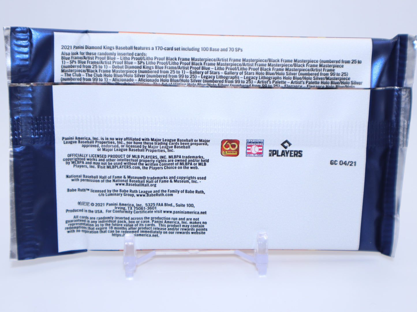 2021 Panini Diamond Kings Baseball Cards Blaster Box Wax Pack - Collectibles