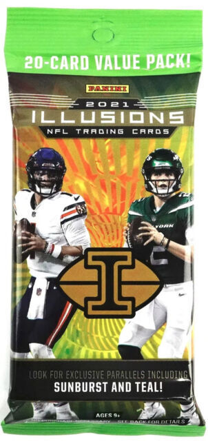 2021 Panini Illusions Football Cards Jumbo Fat Cello Pack - Collectibles