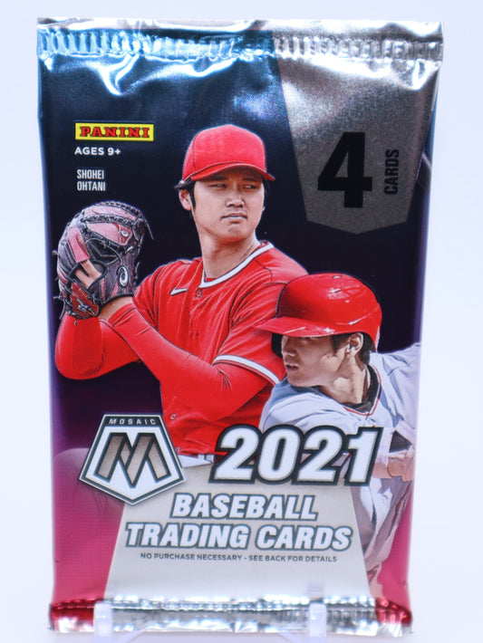 2021 Panini Mosaic Baseball Cards Blaster Box Wax Pack - Collectibles