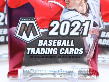 2021 Panini Mosaic Baseball Cards Blaster Box Wax Pack - Collectibles