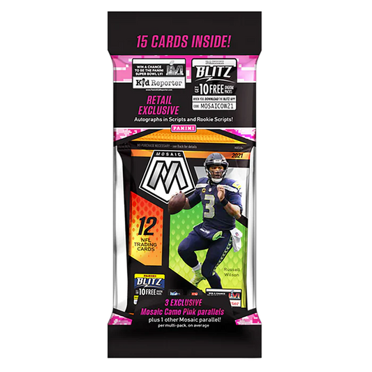 2021 Panini Mosaic Football Cards Cello Multi Pack - Collectibles