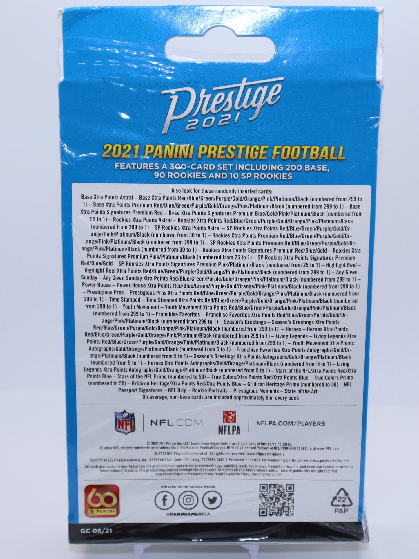 2021 Panini Prestige Football Cards Hanger Box - Collectibles