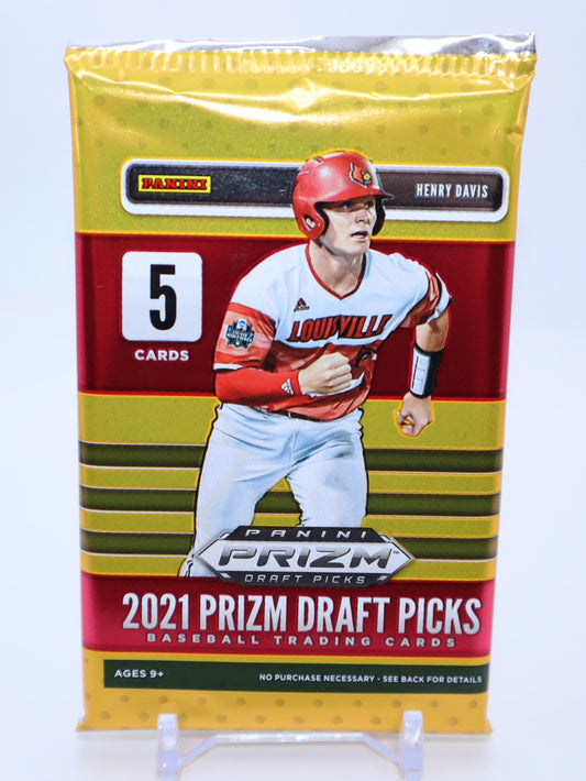 2021 Panini Prizm Draft Picks Baseball Cards Mega Box Wax Pack - Collectibles