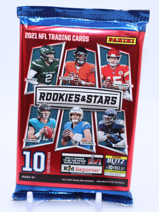 2021 Panini Prizm Rookie & Stars Football Cards Blaster Box Wax Pack - Collectibles