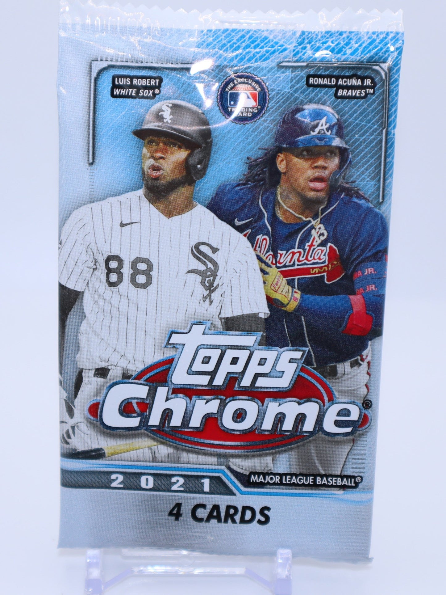 2021 Topps Chrome Baseball Cards Blaster Box Wax Pack - Collectibles