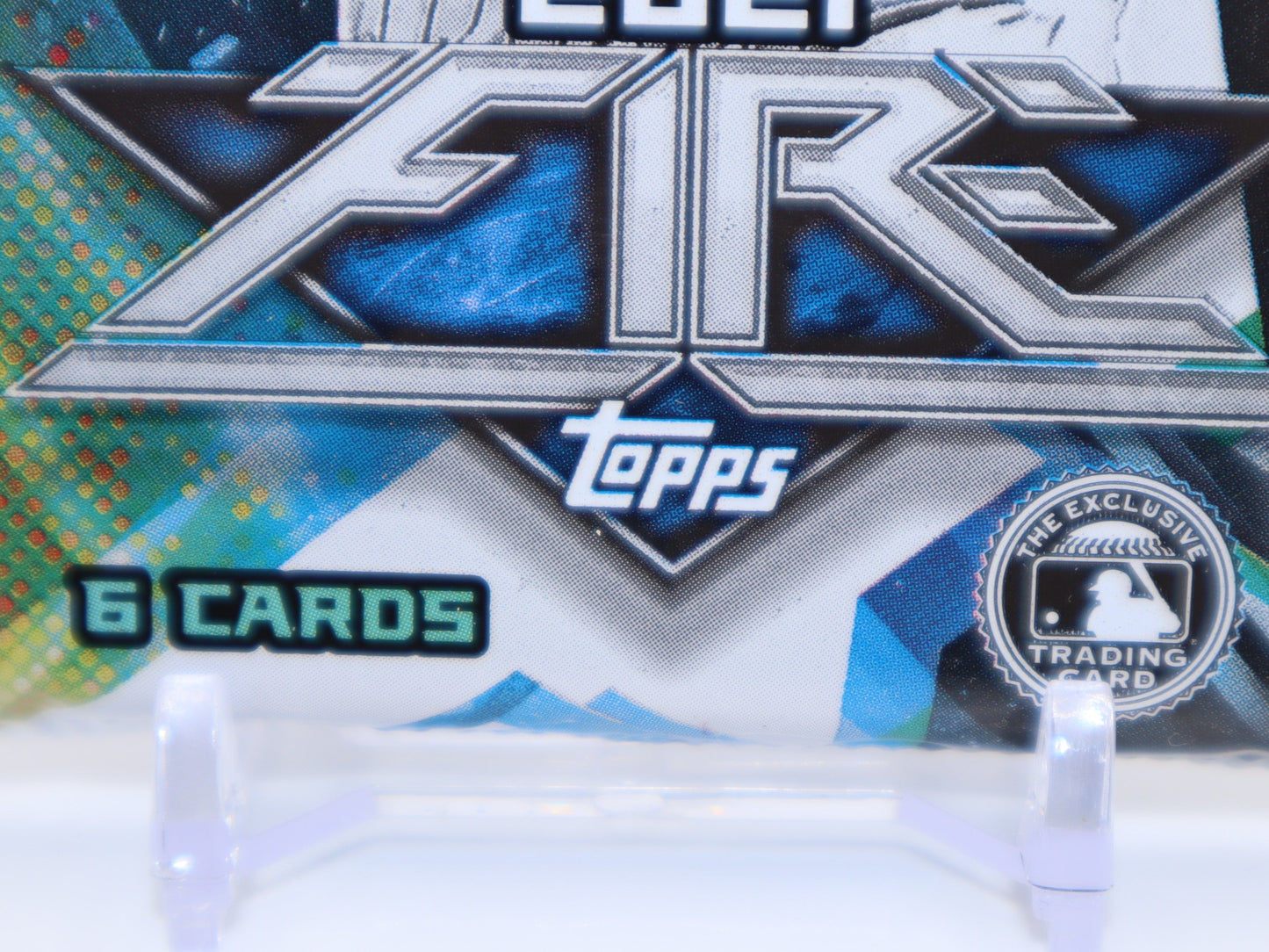 2021 Topps Fire Baseball Cards Blaster Box Wax Pack - Collectibles