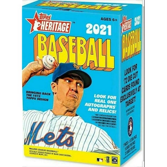 2021 Topps Heritage Baseball Cards Hanger Box - Collectibles