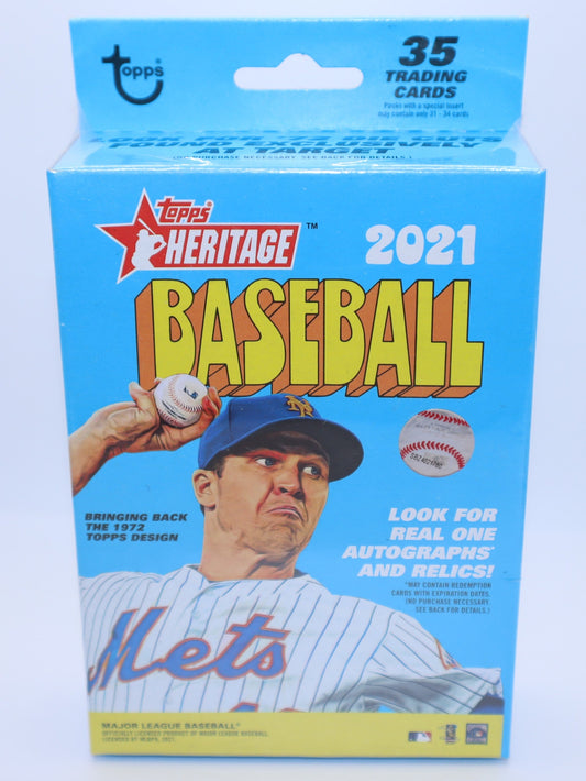2021 Topps Heritage Baseball Cards TARGET Exclusive Hanger Box - Collectibles
