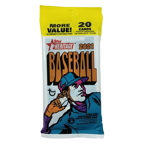 2021 Topps Heritage Baseball Value Pack - 20 Cards - Collectibles
