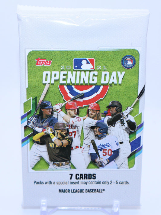 2021 Topps Opening Day Baseball Cards Blaster Box Wax Pack - Collectibles